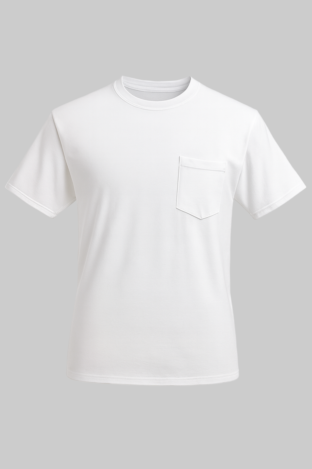 SHORT SLEEVE POCKET TEE WHITE