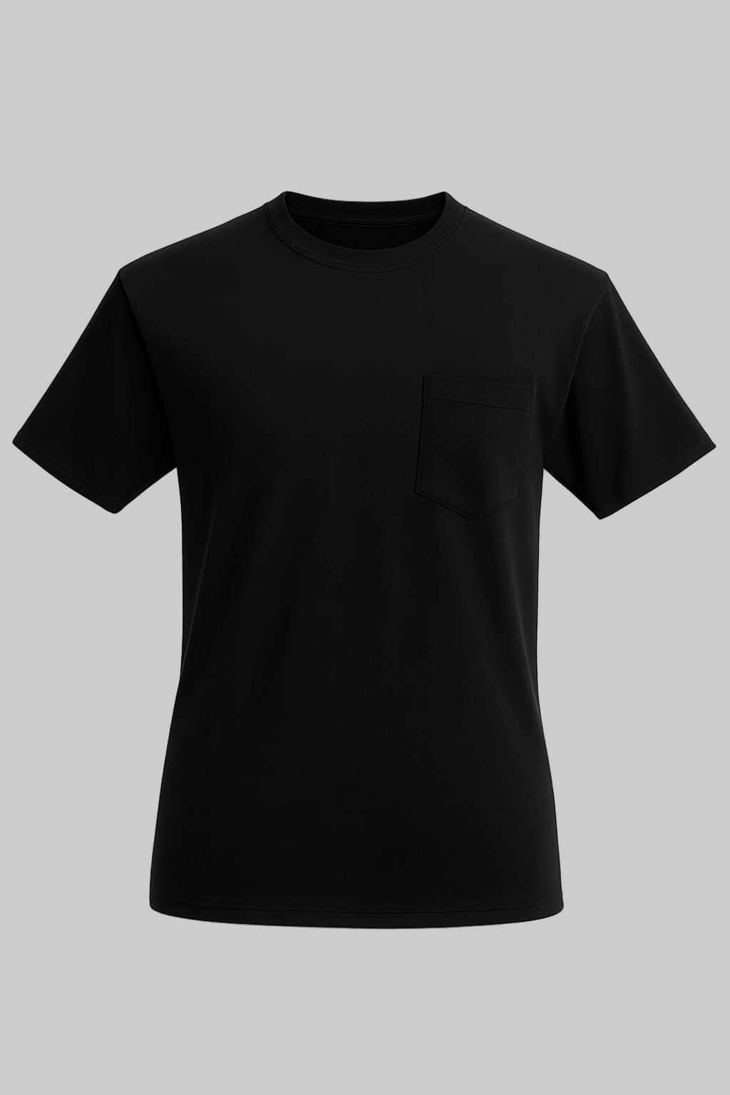 SHORT SLEEVE POCKET TEE BLACK