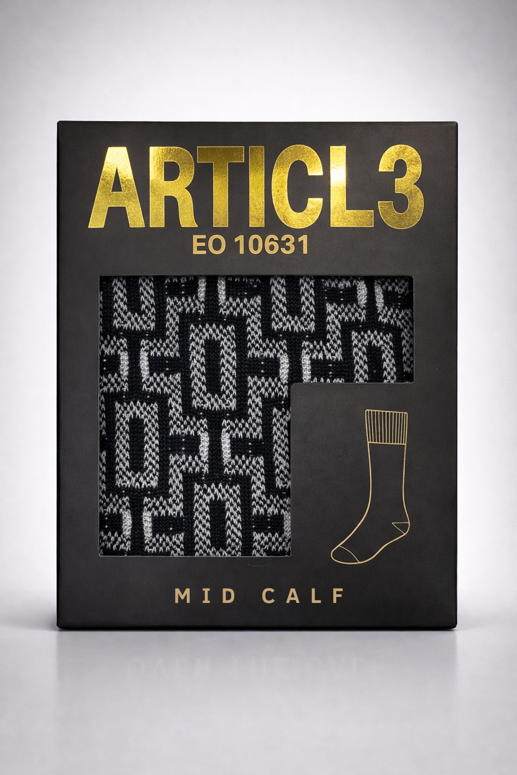 WALT GEOMETRIC MID CALF SOCK