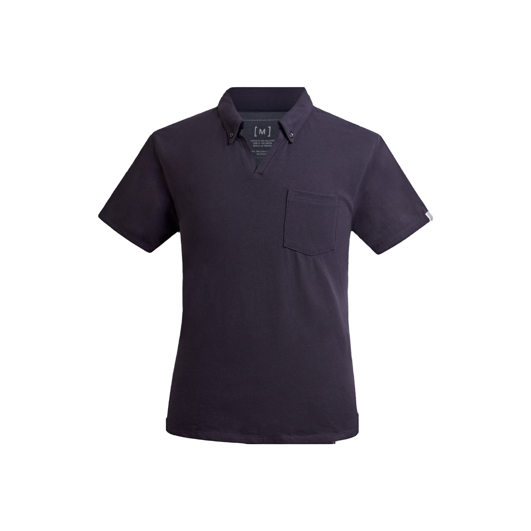 GIKEN SHORT SLEEVE POLO BLACK
