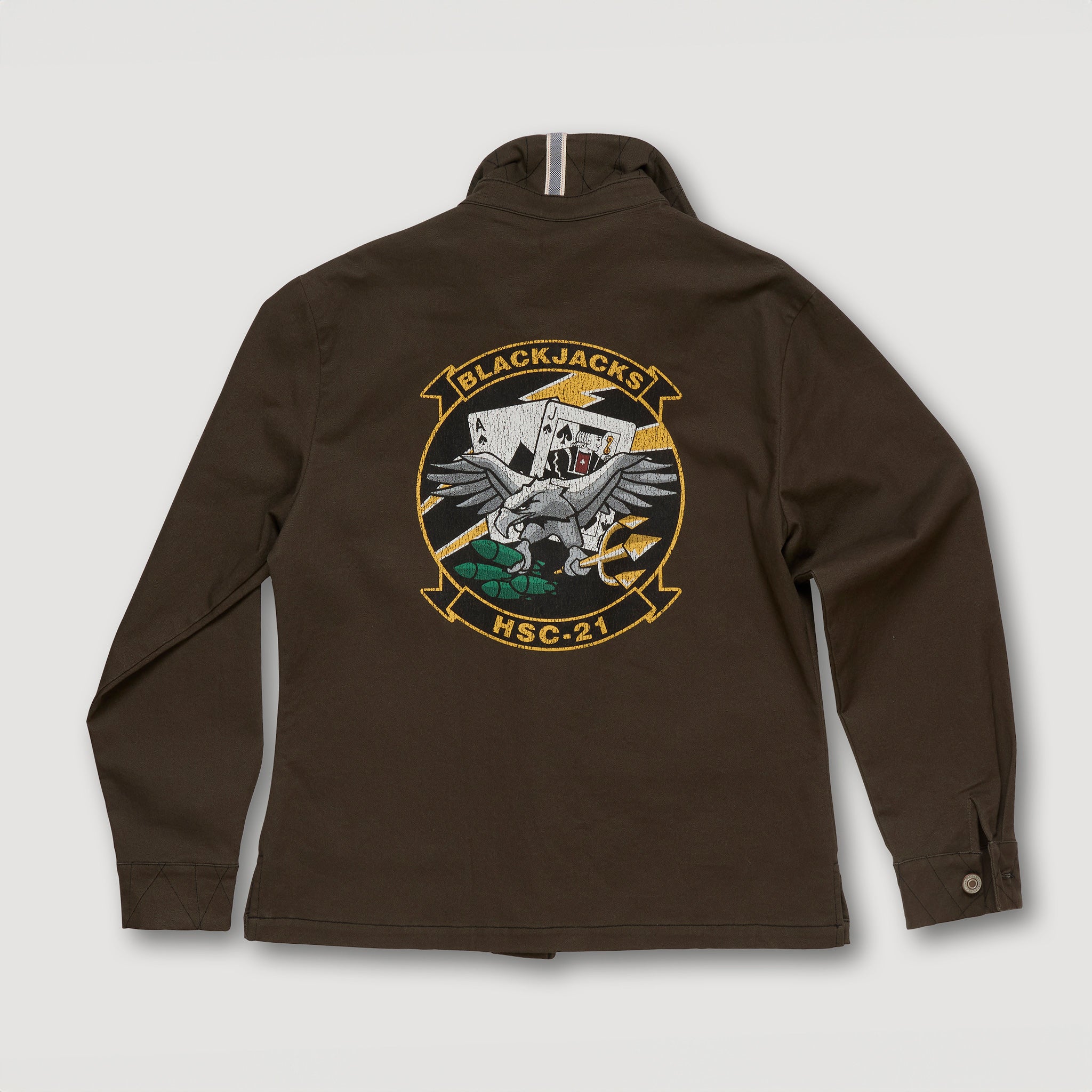 BLK JACQUE JACKET IN  GREEN DIRT