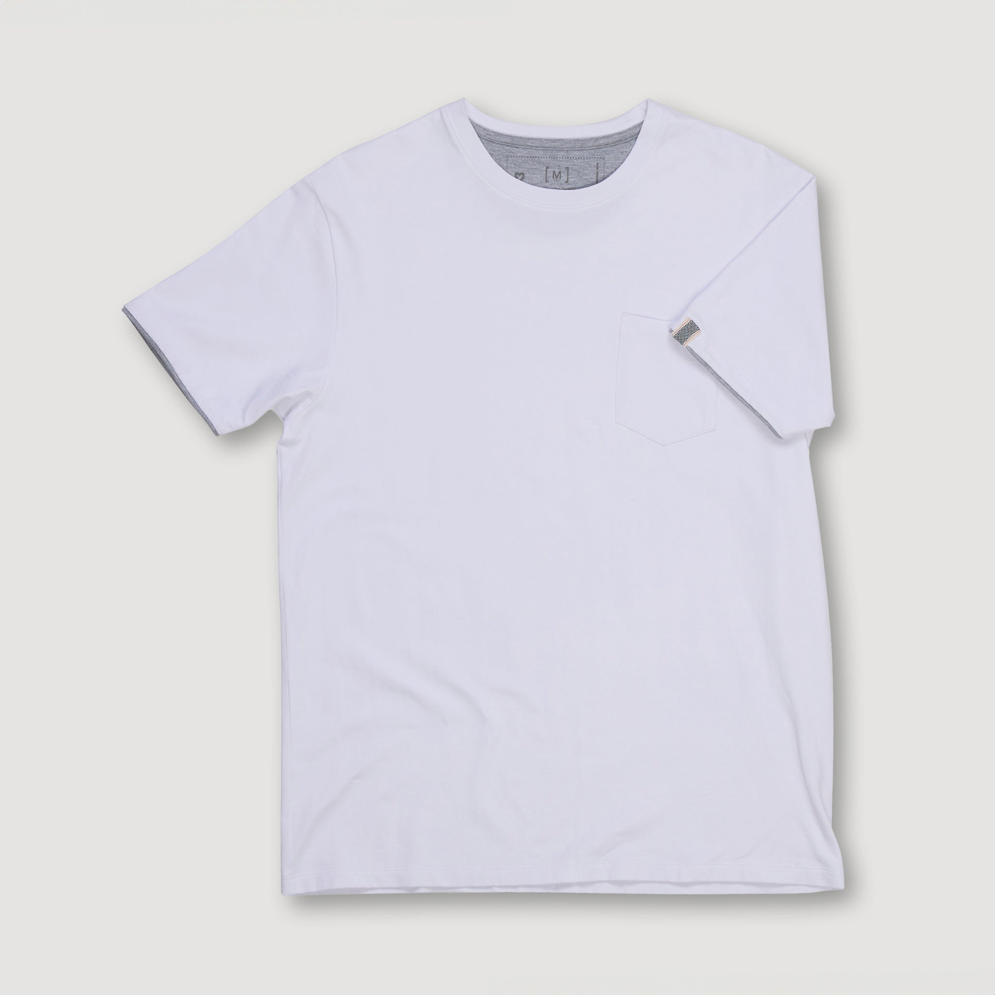 SHORT SLEEVE POCKET TEE WHITE