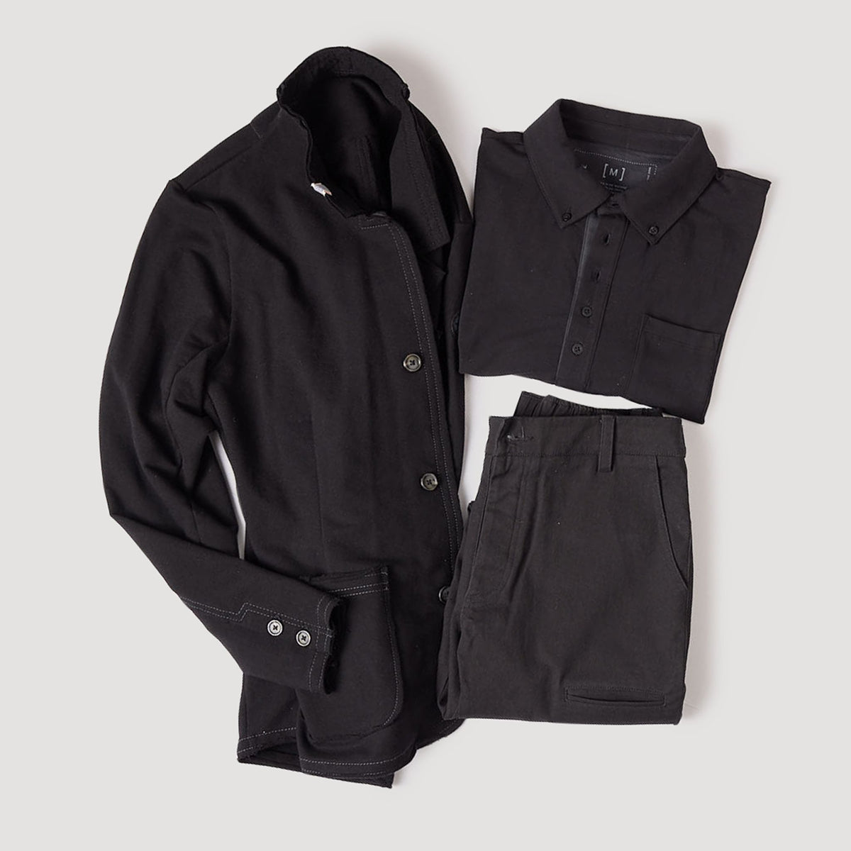 GIKEN LONG SLEEVE POLO