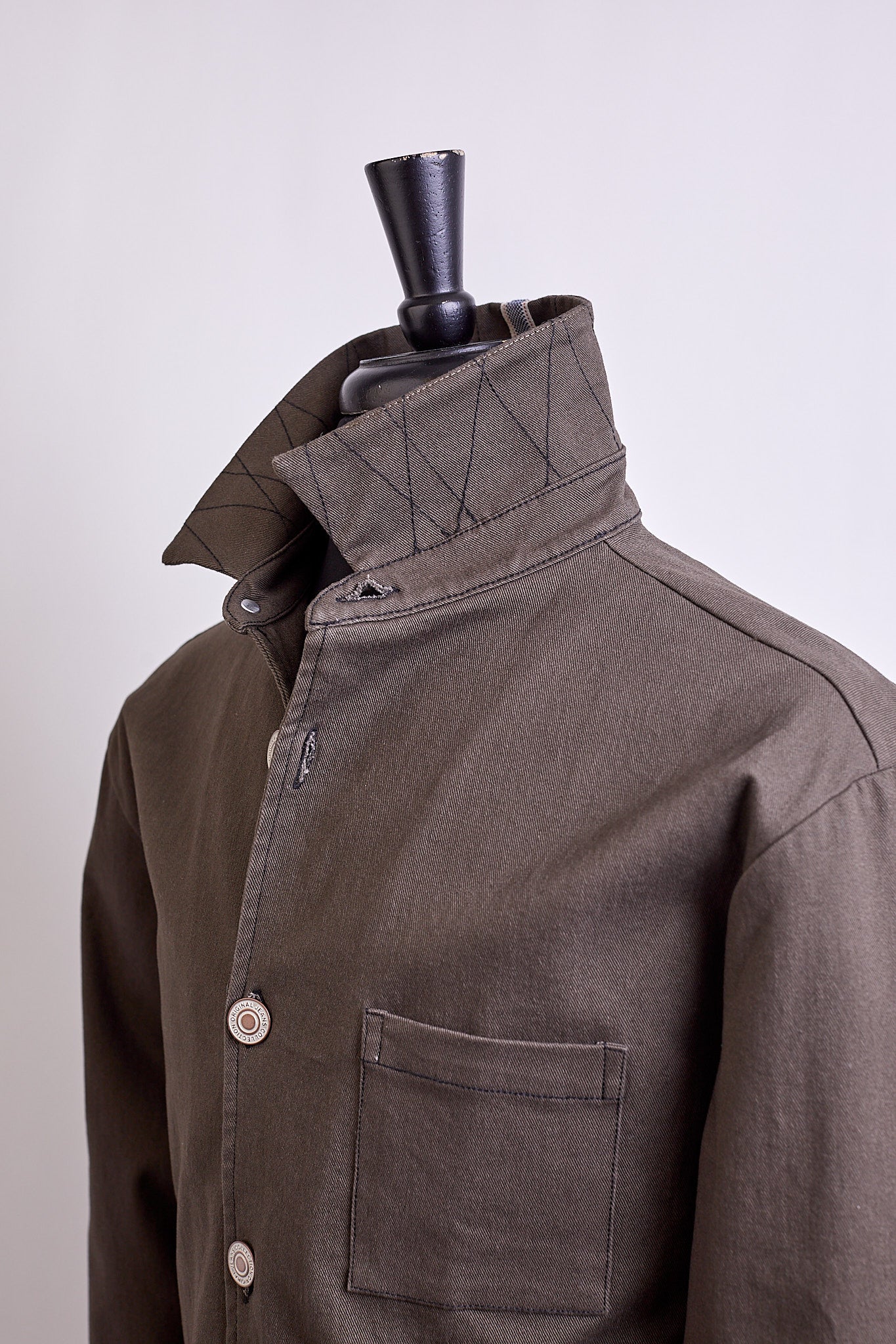 BLK JACQUE JACKET IN  GREEN DIRT