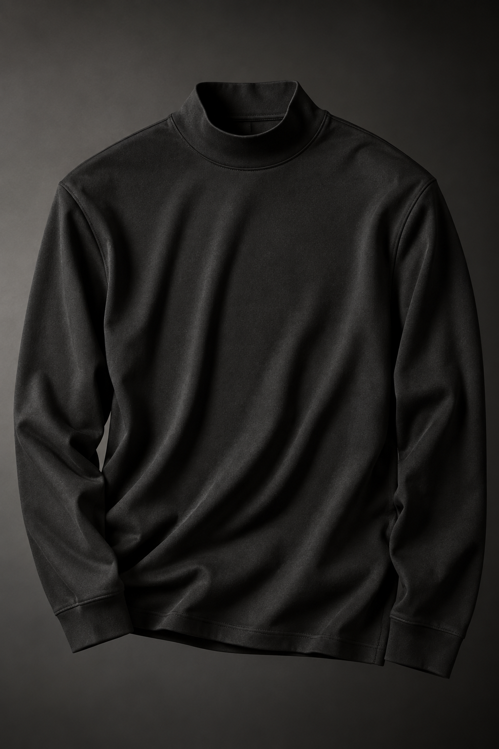 MOCK POLO BLACK