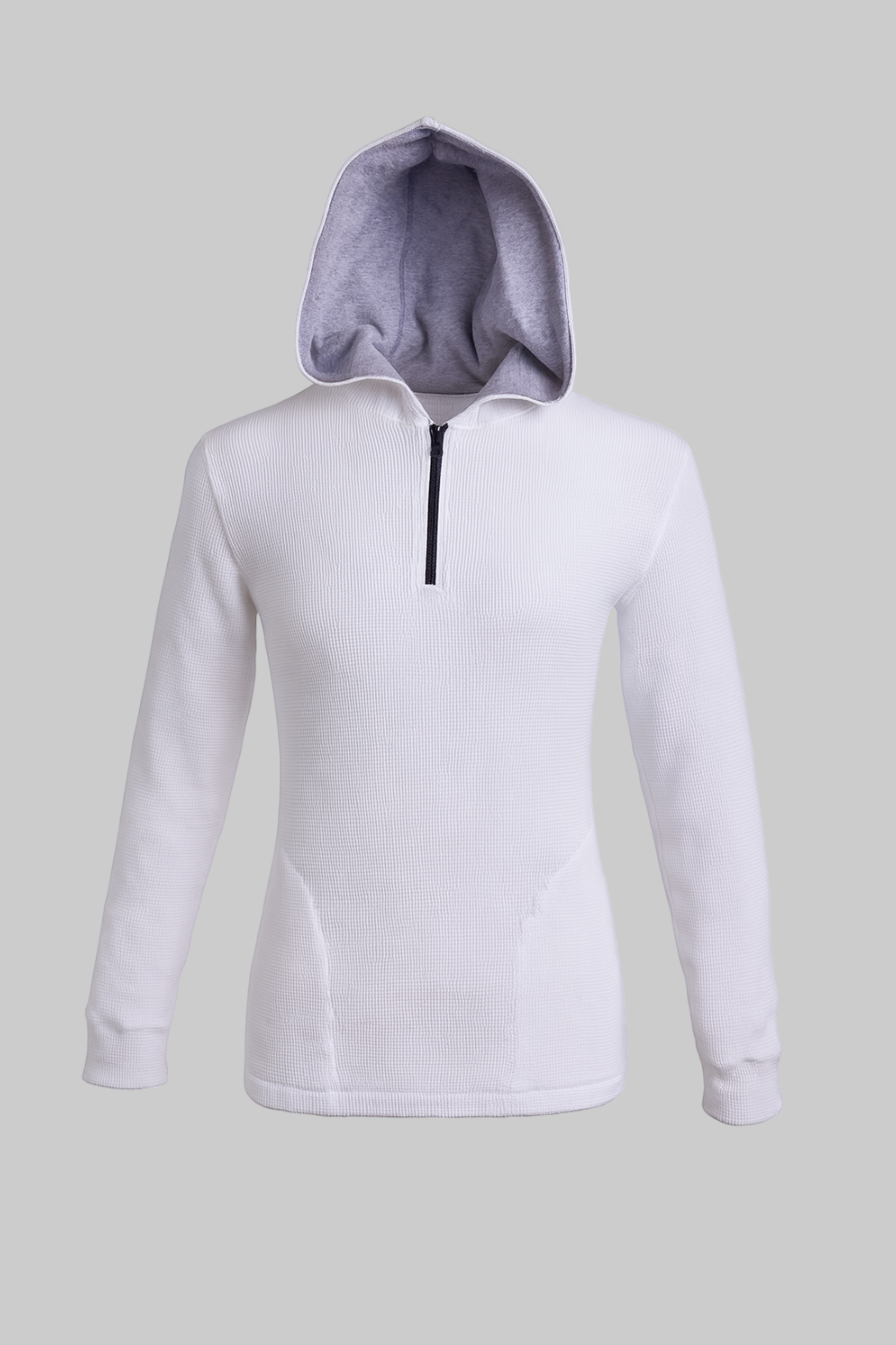 WAFFLE HOODIE WHITE