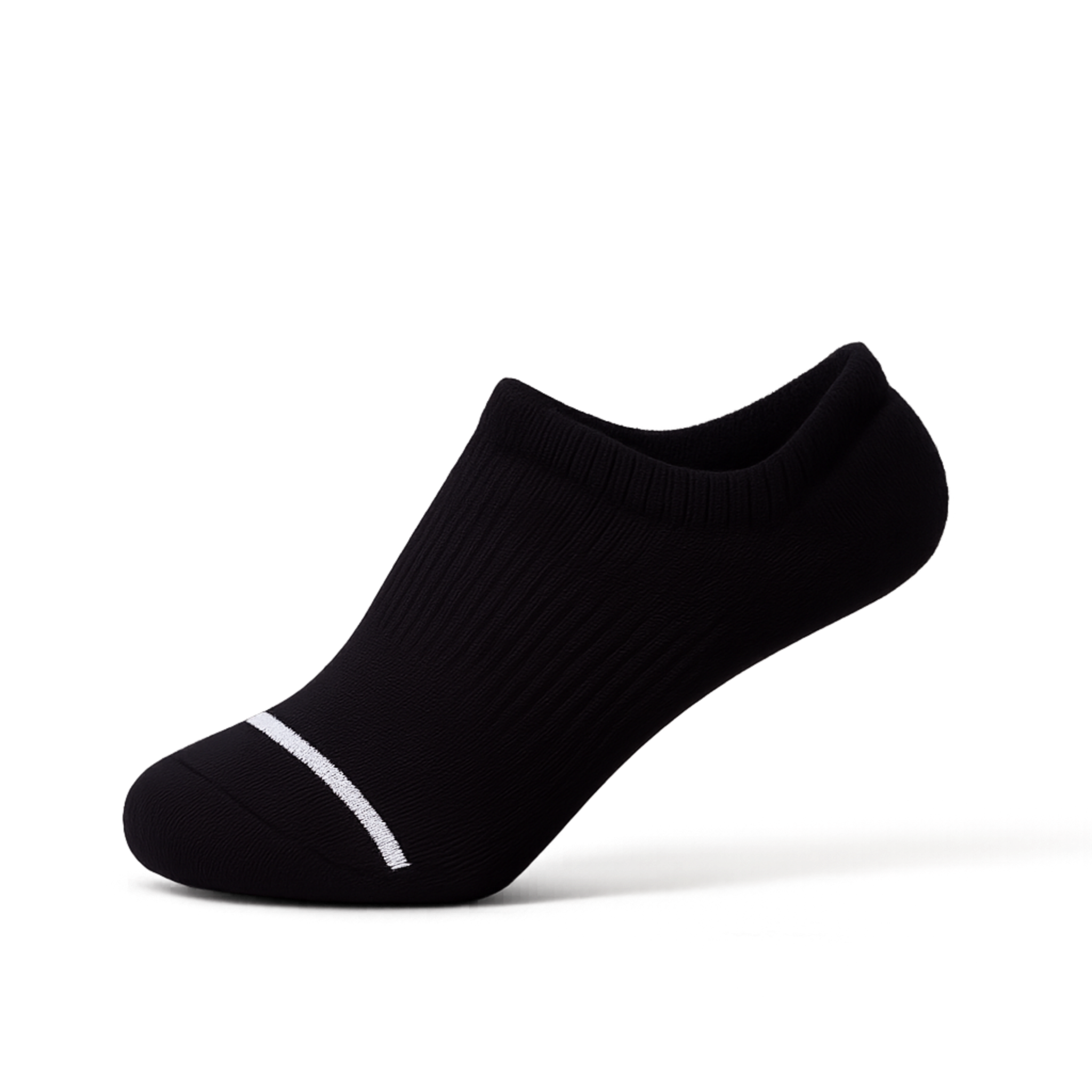 3 PACK GHOST SOCKS ALL BLACK