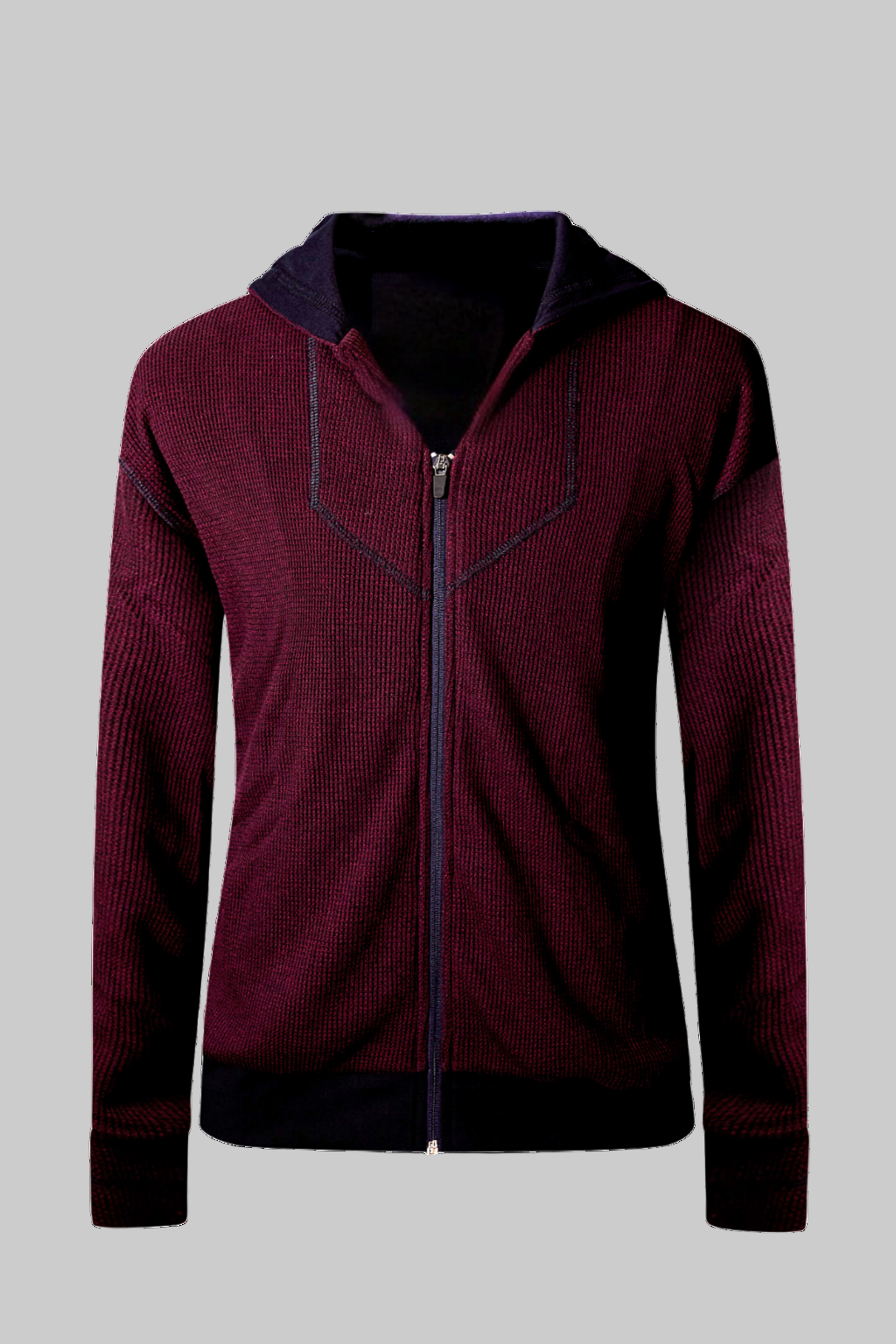 Zip-Up Modern Poncho