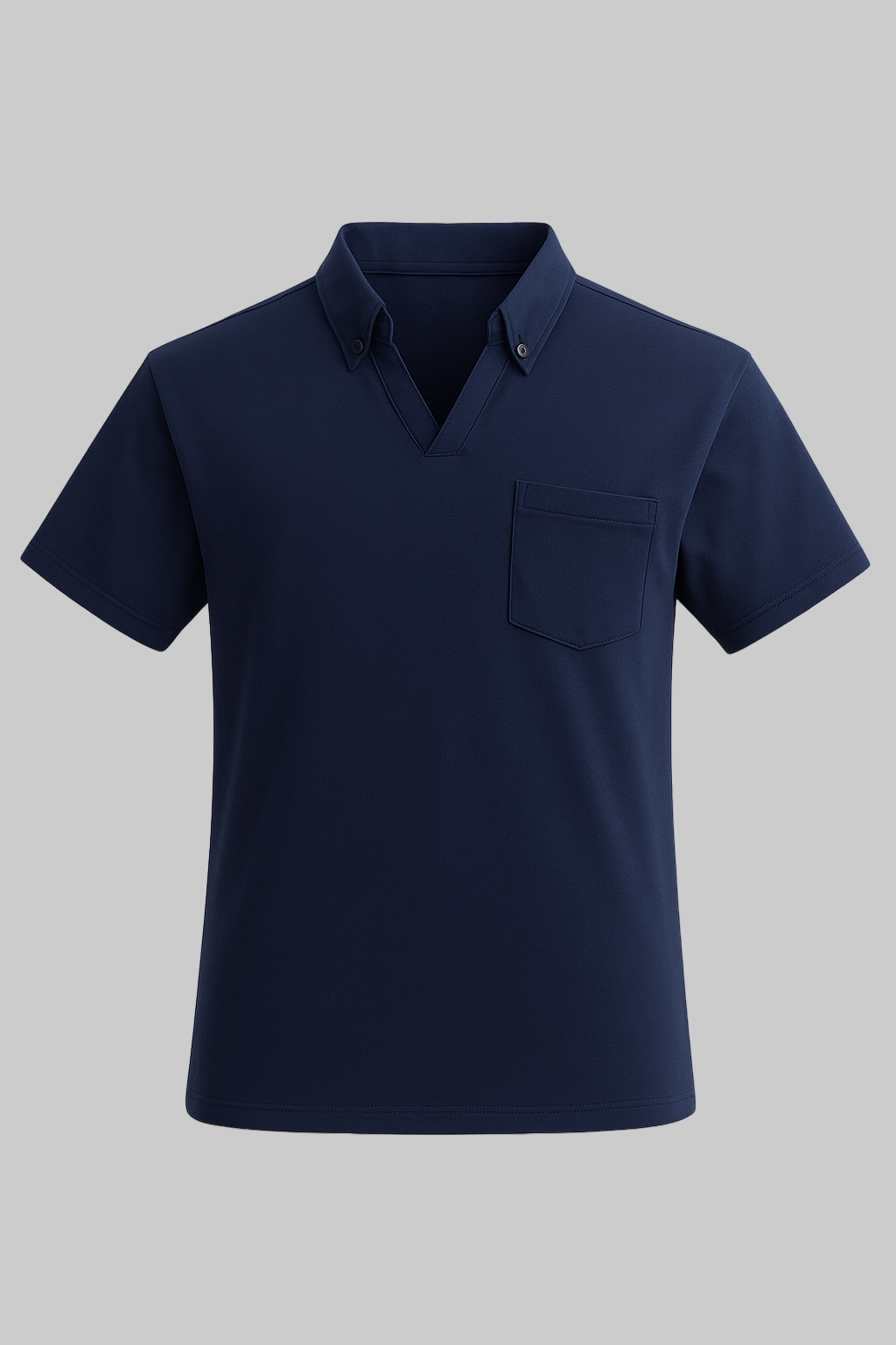 GIKEN SHORT SLEEVE POLO NAVY