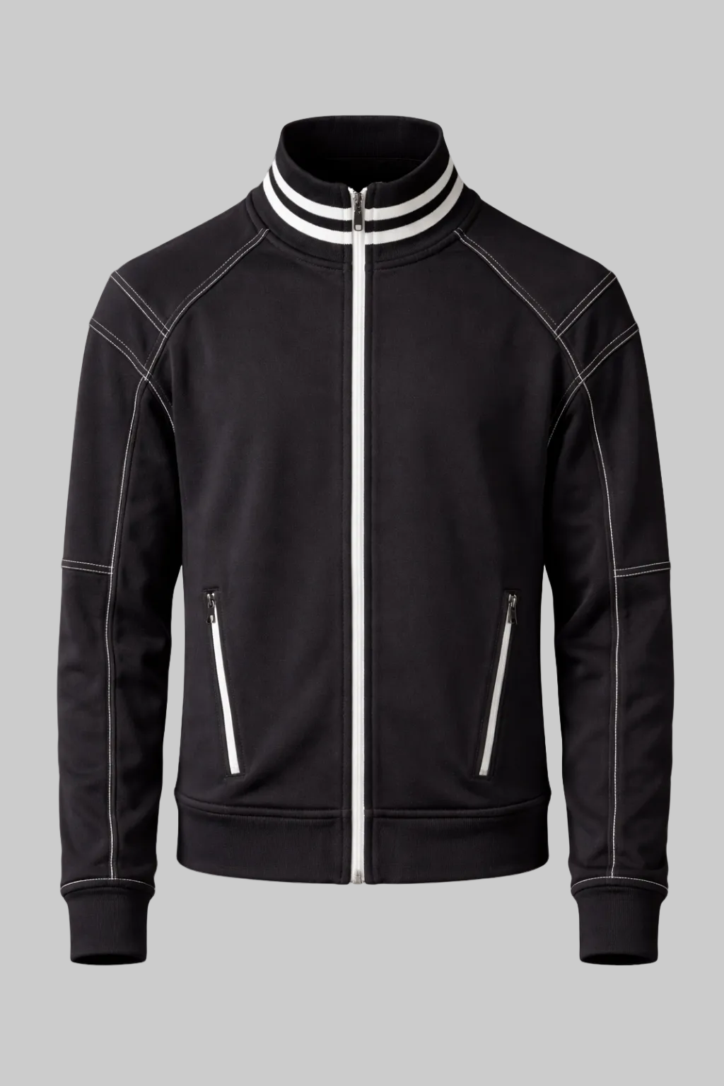 FRENCH TERRY MOTO JACKET