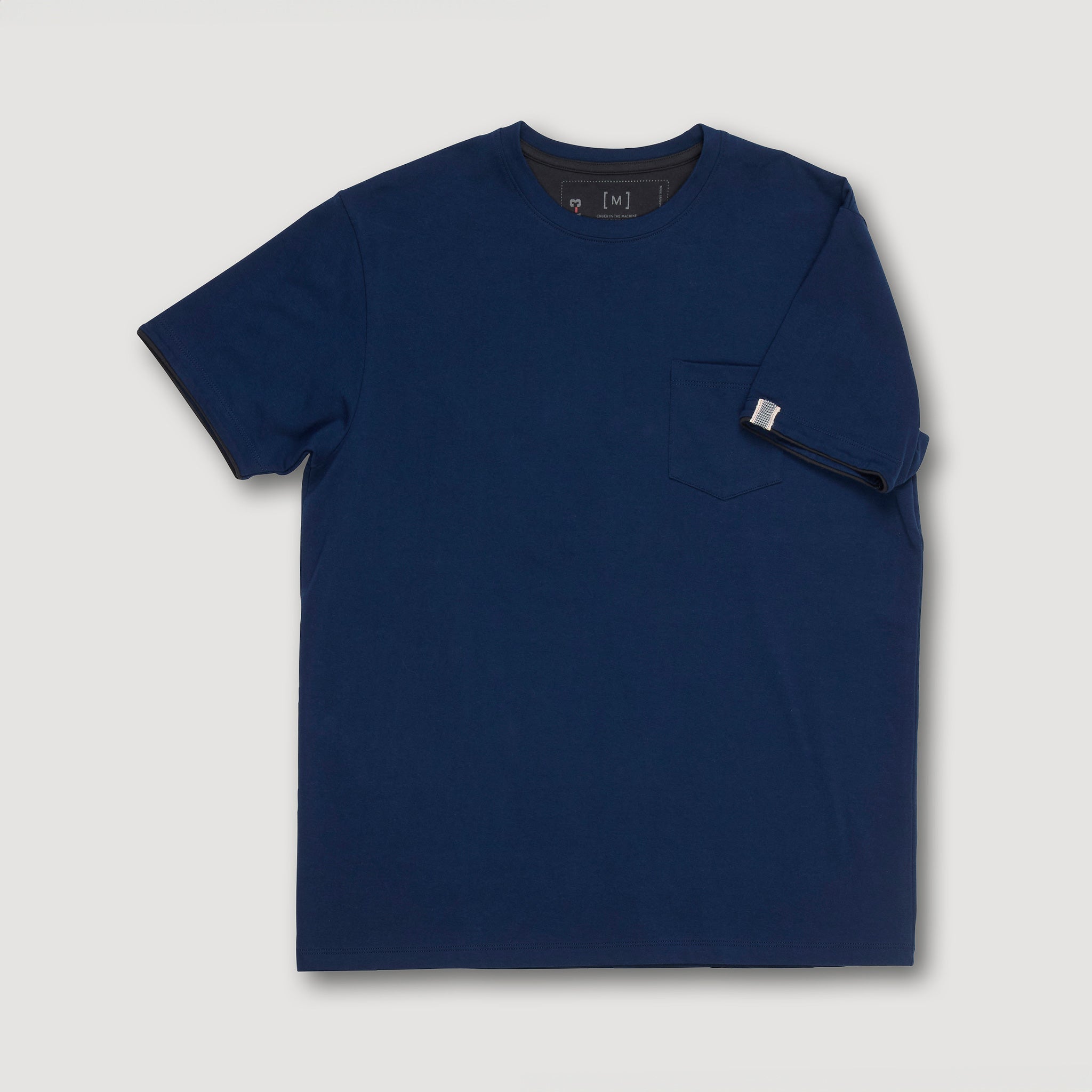 SHORT SLEEVE POCKET TEE NAVY