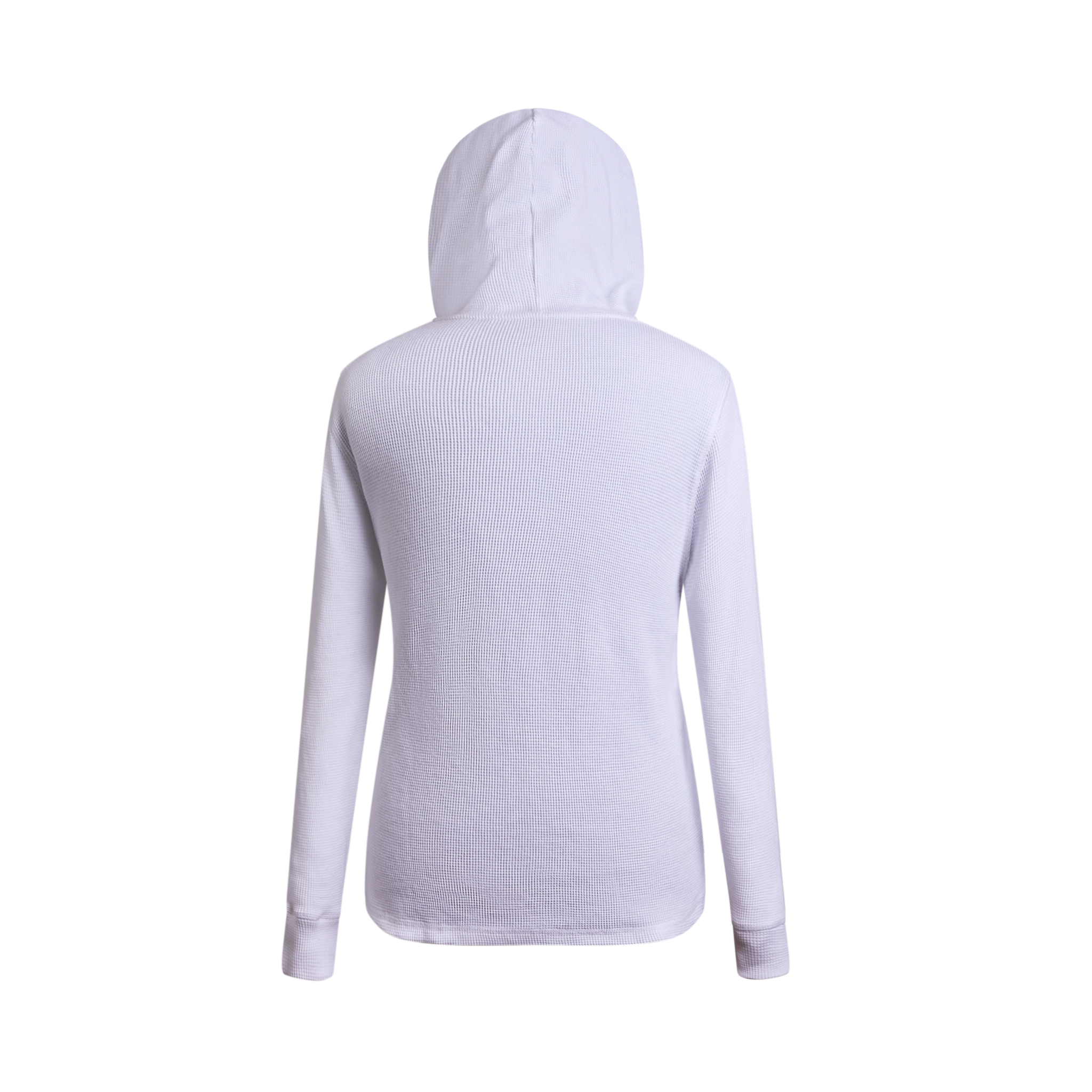 WAFFLE HOODIE WHITE