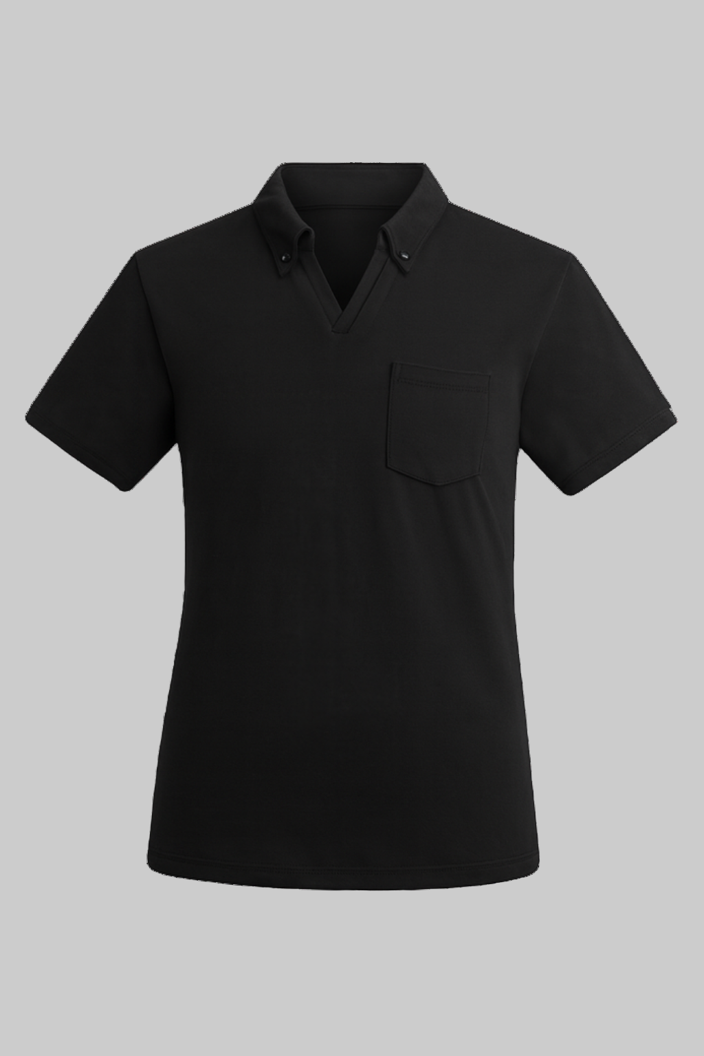 GIKEN SHORT SLEEVE POLO BLACK